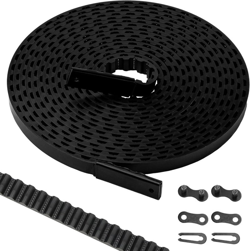 PETOX 41A3589-1 Drive Belt for 8ft High Garage Doors, 256'' Garage Door Openers Belt 41A3589-1, Replacement Belt Compatible with Chamberlain/LiftMaster/Sentex/Whisper Belt Drive Garage Door Opener - Image 1